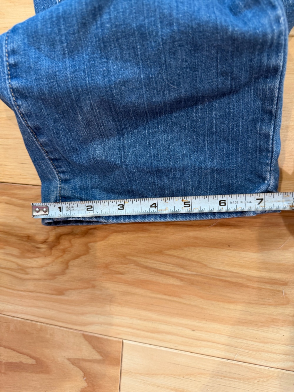 L.L.Bean Favorite Fit Jeans Womens 10 Regular Medium Wash Bootcut Stretch Denim - Picture 6 of 8